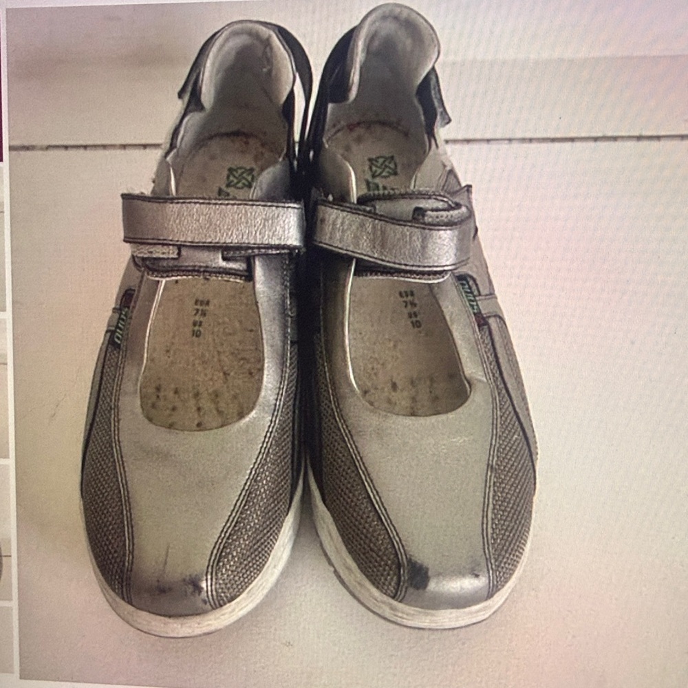 Sano Activates Body & Soul By Mephisto Women Size 10 Casual Mary Jane Shoes Gray
